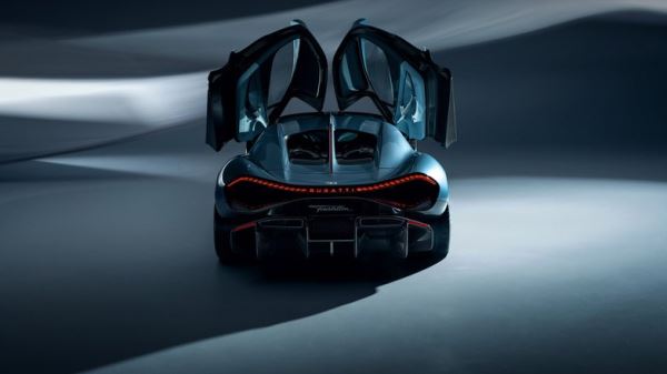 Bugatti выложила много фото нового гиперкара Tourbillon