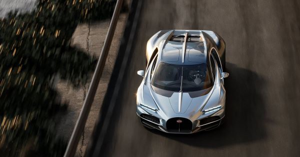 Bugatti выложила много фото нового гиперкара Tourbillon